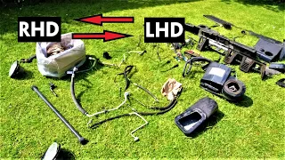 Parts for LHD-RHD conversion on a Defender - 300Tdi/Td5,  2002-2006 models