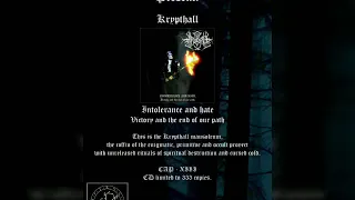 Krypthall - Intolerance and hate...