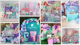 Latest Stunning Mermaid Theme Birthday Decoration Ideas 2023|| Mermaid Birthday Decoration 2023