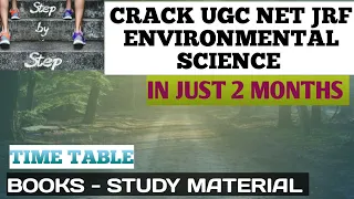 HOW TO PREPARE FOR UGC NET JRF ENVIRONMENTAL SCIENCE IN JUST 2 MONTH #environmentalscience #ugcnet