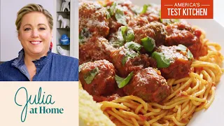 How to Make Julia's Favorite Spaghetti and Meatballs | Julia at Home