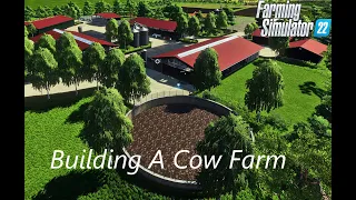 Building a cow farm On Haut-Beyleron FS22-Timelapse -part 1