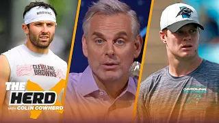 I don't see gap between Baker & Darnold, talks Belichick-Brady relationship — Colin | NFL | THE HERD
