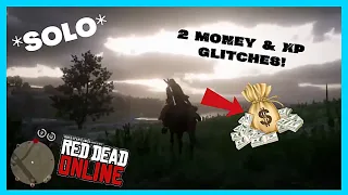 *SOLO* NO DISCONNECTING! 2 MONEY/XP GLITCHES IN RED DEAD ONLINE! (RED DEAD REDEMPTION 2)