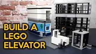 How to Build a Simple LEGO Elevator for a Modular Building