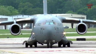 The Most Powerful Takeoff And Landing Boeing C-17 Globemaster
