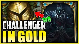 CHALLENGER KARTHUS SHOWS HOW TO 1V9 CARRY LOW ELO - League of Legends