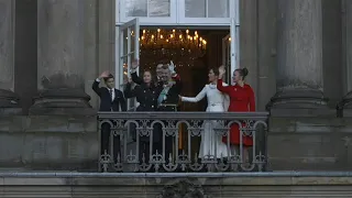 Denmark's new King greets crowd at royal residence in Copenhagen | AFP