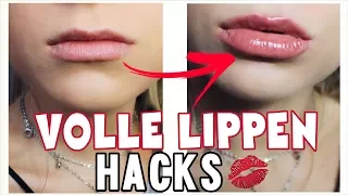 VOLLE LIPPEN ohne Aufspritzen! HACKS die jeder nachmachen kann