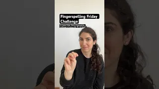 Fingerspelling practice - ASL receptive challenge with 3 names