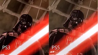 Star Wars: The Forced Unleashed PS3 vs PS5 (Streaming) Comparison