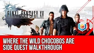 Final Fantasy XV Walkthrough - Where The Wild Chocobos Are Side Quest Guide/Gameplay/Let's Play