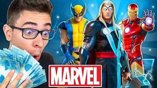 ZEREI O NOVO PASSE DE BATALHA DA MARVEL NO FORTNITE! *TEMPORADA 4*