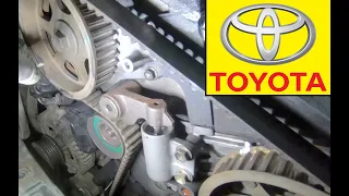 How to replace the timing belt kit on a Toyota Avensis 2.0 D-4D (CDT250_)