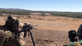 ROK Army sniper long range shooting with K14 sniper rifle