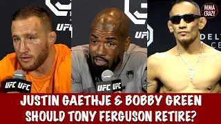 Should Tony Ferguson Retire? Justin Gaethje & Bobby Green give thoughts