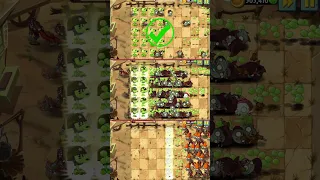 Pvz 2 - Peashooter Level 1 vs 100 Wild West Zombies