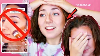 Testing the TikTok Viral Beauty Hack "The Self Tan DIY Contour"