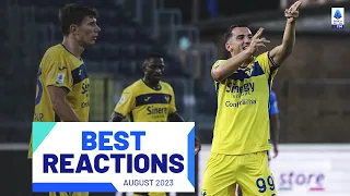 BEST GOAL REACTIONS August | Top 10 Goal Reactions of the Month | Serie A 2023/24