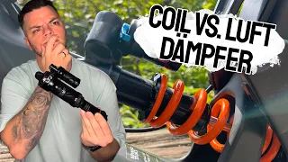 Coil/Stahlfeder vs. Luft Dämpfer | Vor- und Nachteile | Gibt es einen Gewinner? | Bike and Ride
