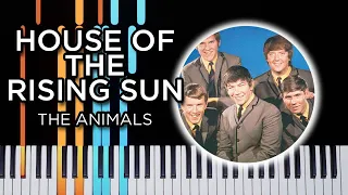 House Of The Rising Sun (The Animals) - Piano Tutorial