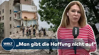 ZIVILISTEN VERSCHÜTTET: „Die Raketengefahr ist groß, Flugabwehr wird gefordert“ | UKRAINE-KRIEG