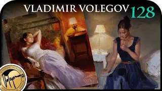 Time lapse of creating  two paintings with lamps