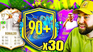 Opening 30x 90+ Icon Player Picks & 85+ x 5 Packs...