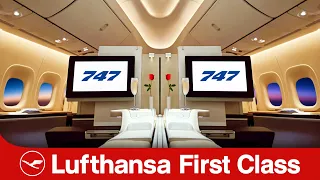 In the Nose of the BEAST | Lufthansa 747 1st Class Review