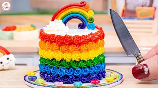 Beautiful Rainbow Cake🌈1000+ Miniature Rainbow Cake Recipe🌞Best Of Rainbow Cake Ideas