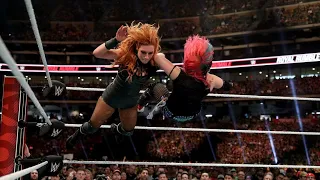 Becky Lynch All Manhandle Slam on Asuka