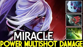 MIRACLE [Drow Ranger] Powerful Multishot Damage Crazy Plays Dota 2