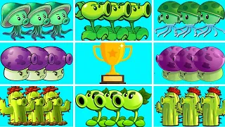 Tournament 16 Plants PVZ 1 vs PVZ 2 Battlez - Who Will Win? - Plant vs Plant