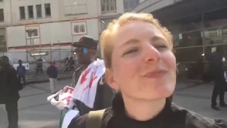 Reportage En direct de La Grande Marche des Résistants Patriotes  Samedi 08 Avril 2017 A Bruxelles