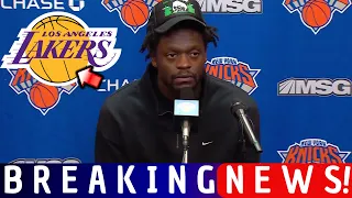 BOMBSHELL STATEMENT! LOOK WHAT JULIUS RANDLE SAID ABOUT THE LAKERS! NOBODY EXPECTED IT! NEWS LAKERS!