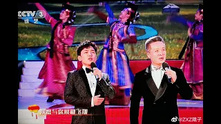 傲日其愣与恩师阎维文参加央视《金牛喜迎春～2021星光嘉年华》，共同演唱《天边》。