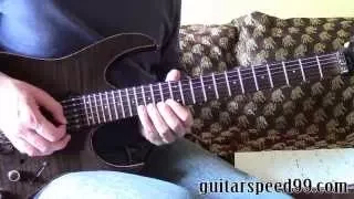 Tuto guitare - comment jouer le solo 2 de Peur De Rien Blues (Jean-Jacques Goldman)