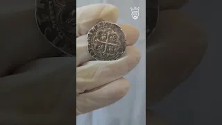 Una #moneda INÉDITA, estupenda y muy #rara. 1 real de Felipe II, Santo Domingo.