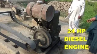 24 HP Double Cylinder Diesel Peter Engine old Engine