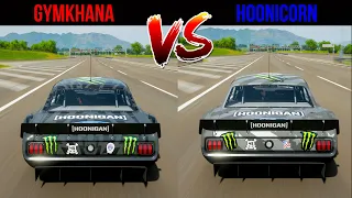 Hoonigan Gymkhana 10 Ford "Hoonicorn" vs Hoonigan Ford "Hoonicorn" Mustang || Forza Horizon Battle