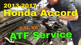 2013-2017 Honda Accord 3.5L V6 ATF Automatic Transmission Fluid Service