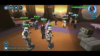 TW: GL Rey Easy Counter w/ GAS 501st... 19 Banners #ReyCounter #501st #SWGOH #territorywars
