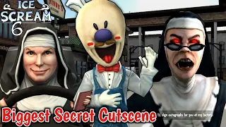 Ice Scream 6 New Secret Joseph Sullivan & Evil Nun Cutscene | Ice Scream 6 Friends New Update V1.2