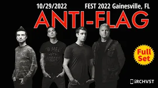 2022-10.29 Anti Flag @ FEST 2022 (Gainesville, FL) | [FULL SET]