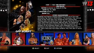 WWE´13 - Off Script: Acolytes vs. Kane & X-Pac, Raw May 31 1999