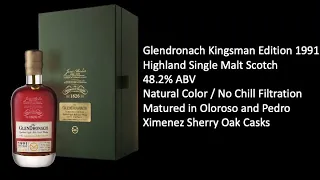 The Glendronach Kingsman Edition 1991 25 Year Old