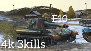 E10 4kdmg 3 kills replay in World of Tanks Blitz