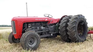 Massey Ferguson 35 "Long Nose" conversion with a 6. Cylinder combine engine - 100 HP Tractor