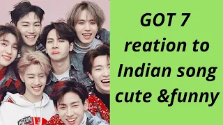 Kpop idol Got 7 reaction on indian representative singing song ❤️❤️