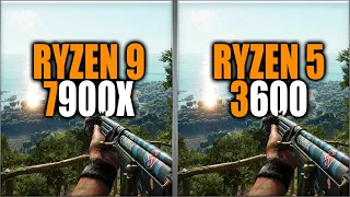 Ryzen 9 7900X vs Ryzen 5 3600